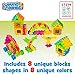 Creative Kids Interlocking Building Block Play Set for Kids w/ 138 Unique, Colorful Bricks & Convenient Carry Backpack - Educational Construction Kit for Preschool, Kindergarten & More