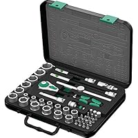 Wera 8100 SB 2 Zyklop 3/8" Metric Ratchet Set, 43-Pieces