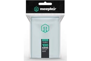 MeepleBR Sleeves - PADRÃO (63,5x88mm), 100 Unidades, TCG, Plástico para Proteção de Cartas