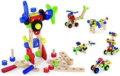 Viga Original Educational Toy Construction Block Set Eco Friendly & Safety for Ages 3 Years and Up