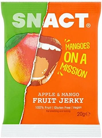 Snact Apple & Mango Fruit Jerky 20g