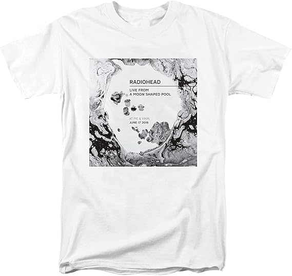 Amazon Tesany Radiohead レディオヘッド ロック アメリカ 流行 欧米風 音楽 Tシャツ メンズ レディース 夏服 丸襟 通気性 快適 コットン 綿製 人気 個性的 無地 涼しい ファッション Tシャツ カットソー 通販