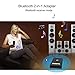 Cootway Bluetooth Transmitter Receiver, 2 in 1 Wireless Audio Adapter Car Kit With 3.5mm Audio/RCA Cables Connected to 2 Bluetooth Headphones/Speakers Simultaneously & TV (Without Disturb families)