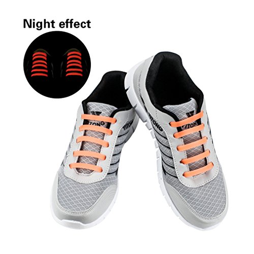 Lacet élastique Lacet Phosphorescent No Tie Luminous Shoelace