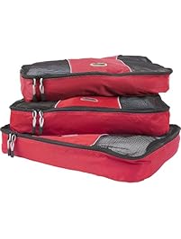eBags Large Packing Cubes - 3pc Set (Raspberry)