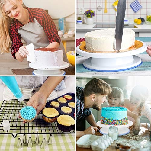 152PCS Plateau Tournant de Gâteau,Kit de Pâtisserie Plateau Tournant de Gâteau Professionnel Ustensiles Kit pour ,Seringue Patisserie, Brosse, Spatule à Glaçage pour Cuisine Décoration de Gâteaux - Cuisine A Vivre 152PCS Plateau Tournant de Gâteau,Kit de Pâtisserie Plateau Tournant de Gâteau Professionnel Ustensiles Kit pour ,Seringue Patisserie, Brosse, Spatule à Glaçage pour Cuisine Décoration de Gâteaux