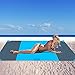 HiCool Large Beach Blanket Sand Proof Oversized Waterproof Travel Upgrade Beach Mat Sand Free Folding Washable Outdoor Picknick with Zipper Pocket 6 Stakes 10′ x 9′ 9′ x 7′ or 5′ x 4.5′thumb 2