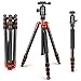 Neewer Aluminum Alloy 65 inches/165 Centimeters Tripod Monopod,360 Degree Ball Head,1/4 inch Quick Shoe Plate and Bubble Level for DSLR Camera,Camcorder,Load up to 33 pounds/15 kilograms(Orange)