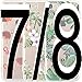 iPhone 7 Case, iPhone 8 Case, [3-Pack] CarterLily Tropical Animals and Plants Design Pattern Soft Clear Flexible TPU Back Case for iPhone 7 iPhone 8 - Plants