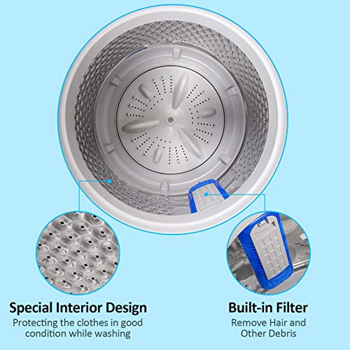 Washing Machine Nictemaw Portable Washer 1.45 Cu.ft/13.5Lbs Capacity