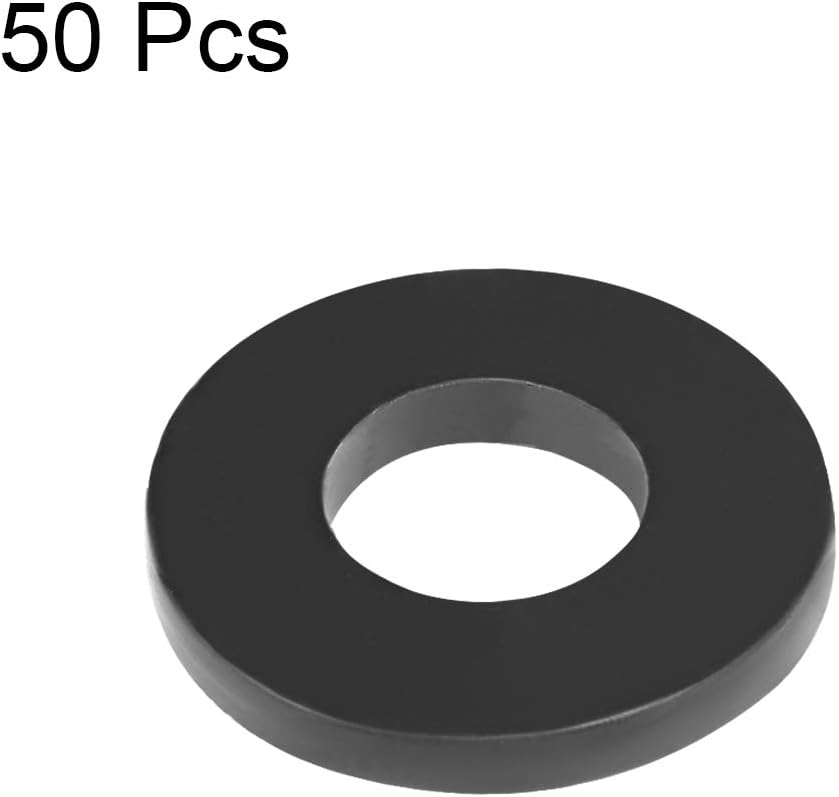 sourcing map Rubber Flat Washers 13mm OD 5mm ID 1.6mm Thickness for Faucet Pipe Water Hose Pack of 50, 5x13x1.6mm - Image 4