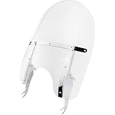 TCMT Motorcycle Windscreen Windshield Fit For Harley Heritage Softail 00-07 | Motorcycle Windshields Fit for 2000-2017 Softail Slim Deluxe Fat Boy FLS FLSS FLST FLSTC FLSTF FLSTFB FLSTFBS