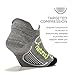 Feetures! - Elite Merino+ Ultra Light - No Show Tab - Gray/Reflector - Size Small - Athletic Running Socks