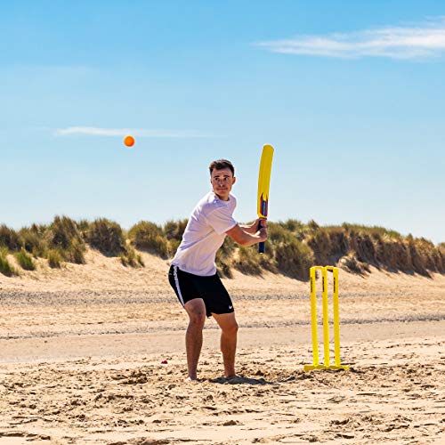NWS Backyard Cricket Sets | Kwik Cricket | Bats, Stumps, Bails, Balls and A Carry Bag [3 Sizes] (Junior) - Thumbnail 7