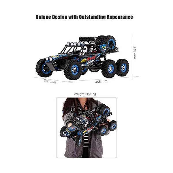 RC Auto 1/12 2,4 G 6 WD 40 km/h Hochgeschwindigkeitsautos RC Rock Crawler Offroad Klettern LKW Modell Elektro Offroad… – Bild 6