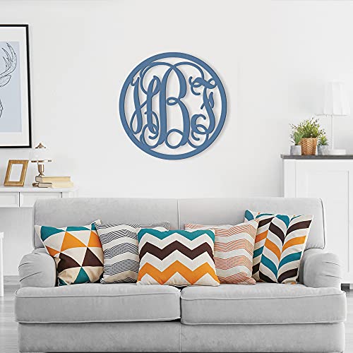 Personalized Wooden Letters Wall Decor Modern Art Monogram 3 Letter