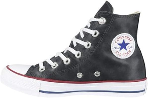 black high top converse womens 8
