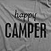Thread Tank Happy Camper Women's Fashion Relaxed T-Shirt Tee Heather Grey Medium