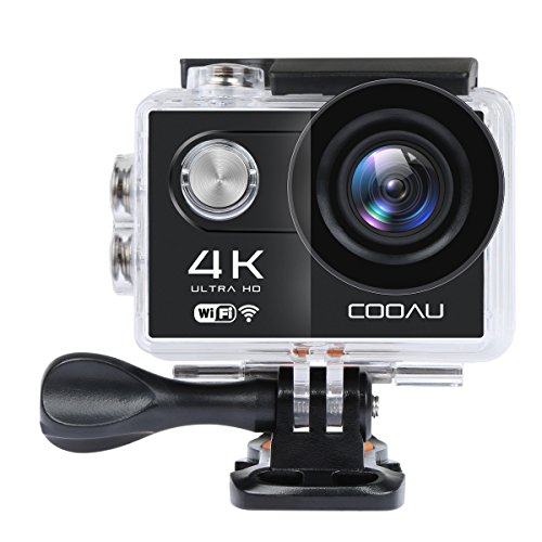 COOAU 4K Full HD Action Camera Sport Cam WiFi, 2 inch LCD Screen 170