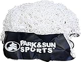 Park & Sun Sports Bungee-Slip-Net Replacement Nylon Goal Net (Lacrosse and Soccer/Multi-Sport)