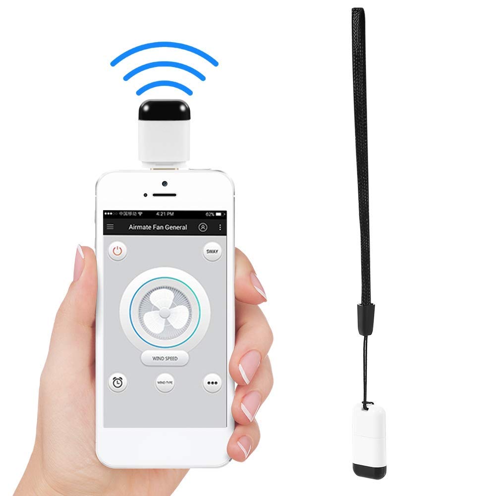 ASHATA Android Smartphone Universal Mobile Phone IR Control Remote Controller,for TV/DVD Player/Set-Top-Box/Air Conditioner/Projector/Light/Fan/Refrigerator (Type-C)