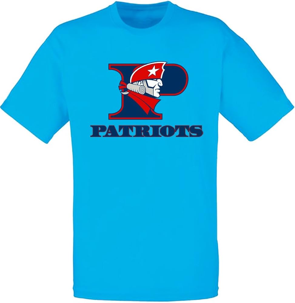 Brand88 - Patriots P (Alt), Mens Printed T-Shirt: Amazon.co.uk: Clothing