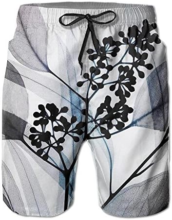 YUnMM Frameless Painting Male Fashion Short Pants