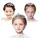 Belle Beau Girl Princess Tiara, Girl Crown, Sparkling Rhinestone Tiara Comb Crown, Princess Tiara Set (A)