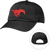 Desert Cactus SMU Mustangs BreezePro Performance Baseball Hat (BP1) | Officially Licensed Southern Methodist University Unstructured BreezePro Performance Hat with Snapback Strap