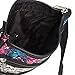 Womens Chevron 9 inch Crossbody Swingpack Bag (Boho w/Black Trim)