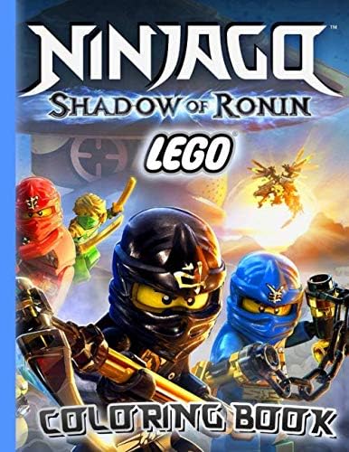 Ninjago Shadow of Ronin LEGO coloring book: for kids ages 3-9 Paperback – 13 Aug 2019