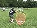 Xtra Fielder Strike Zone for Blitzball, Swerve Ball, Stick Ball, Dude Perfect, Wiffle Ball, Backyard Ball (Standard: 26