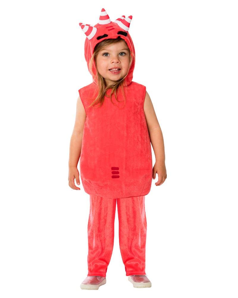 Rubies 3011983-4 Inf Oddbods Child Fuse Costume, Boys, Red, 3-4 Years Halloween