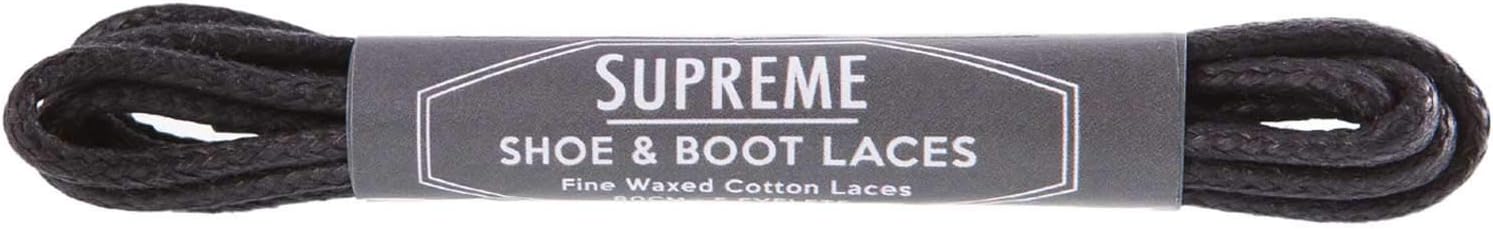 Supreme Fine Waxed Cotton Shoe and Boot Laces