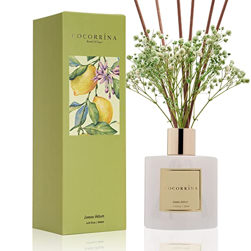 Cocorrína Premium Reed Diffuser Set with Preserved