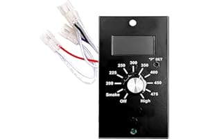 FCCUM Replacement Digital Thermostat Controller Board for Pit Boss，Compatible with Pit Boss Wood Pellet Grills, Replace for PB700, 340, 440, 820, BBQ Temperature Controller，with W/LCD Display