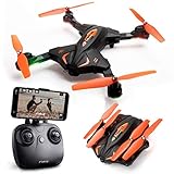 Force1 Foldable Drone with Camera - F111 Phoenix WiFi FPV Drone Quadcopter with 720p HD Camera Live Video