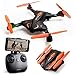 Foldable Drones with Camera for Adults or Kids – F111WF WiFi FPV Remote Control Quadcopter Drone for Beginners, Folding RC Drone Helicopter Toy Gifts