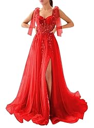 Dymaisei Sweetheart Lace Prom Dresses Spaghetti