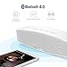 Anker 20W Premium Stereo Bluetooth Portable Speaker with Dual 10W Drivers, Two Passive Subwoofers, Wireless Speaker for iPhone, Samsung, Nexus, and More - White