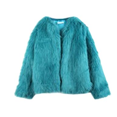 Etosell Chic Lady Faux Fur Coat Long Hair Jacket Winter Outerwear