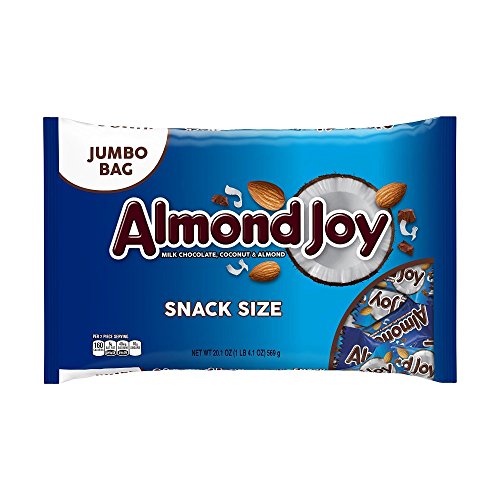 Almond Joy Candy Bars, Snack Size, 20.1Ounce Bag (Pack of 6) Amazon