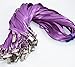 id Badge Holder,Badge Holder Id Card Holders Waterproof Type Clear Plastic Horizontal Name Tag Badge Id Card + Purple Lanyard (50)