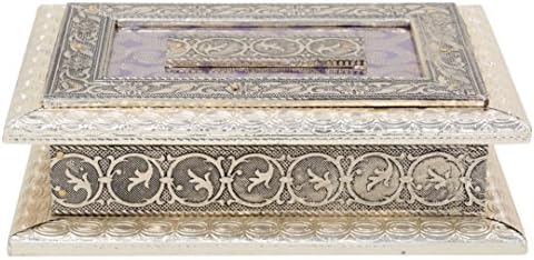 Craft Zone Dry Fruit Box, Serving Tray, Decorative Platter, Beautiful Snack Box with Meenakari Work(29 Dry Fruit Box)