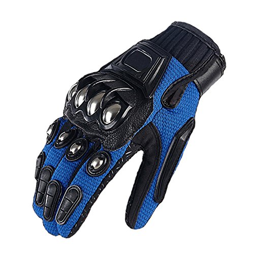 Men's Motorcycle Steel Knuckle Gloves Motorbike Racing Cycling Hunting Shooting Powersports Full Finger Gloves