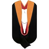 CLERKMANS Unisex Doctoral Graduation Hood for Doctorate Degree - University PhD Academic Hood
