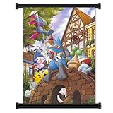 Pokemon Anime Fabric Wall Scroll Poster (16