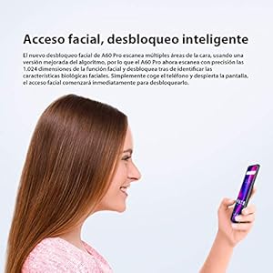 4G Smartphone Offerta del Giorno, (2019) Blackview A60 pro Android 9.0, 6.1"Waterdrop schermo DUAL SIM Cellulari, MTK6761 quad core 2.0 GHz 3 GB + 16 GB, 4080 mAh batteria, sblocco viso, GPS Nero - immagine 5