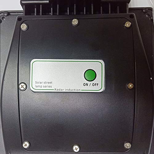 TAIMIKO 60W Solar Street Light, Parking Lot Lights 20000mAH Iron Phosphate Battery LED Street Light, Wireless-Waterproof IP65-Light/PIR Motion Sensor for Garage,Patio,Garden,Driveway (60W) - Thumbnail 4