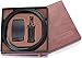 Marino Men's Jeans Plaque Genuine Leather Belt, 1.5